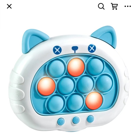 Fast push button fidget game blue cat - Picture 3 of 4